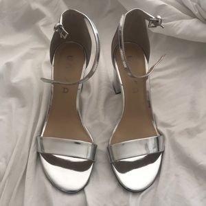Silver heels